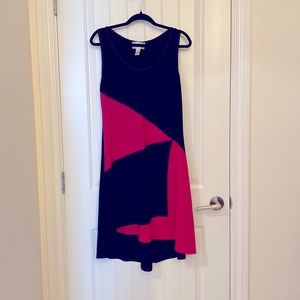 Joseph Ribkoff size 14 pink and black dress